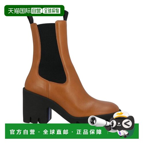 1h可退 香港直邮Burberry 巴宝莉 女士 脚踝靴 brown棕色 舒适时