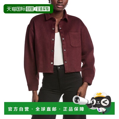 自营Kenneth Cole Microsuede Scuba Jacket - white 美国奥莱直