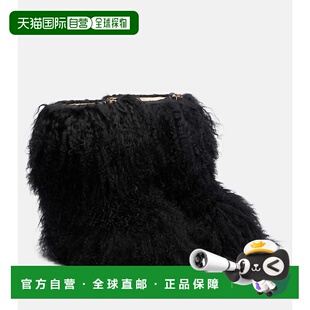 1h可退 香港直邮潮奢 bogner 博格纳 女士 Les Arcs 毛羊皮雪地靴