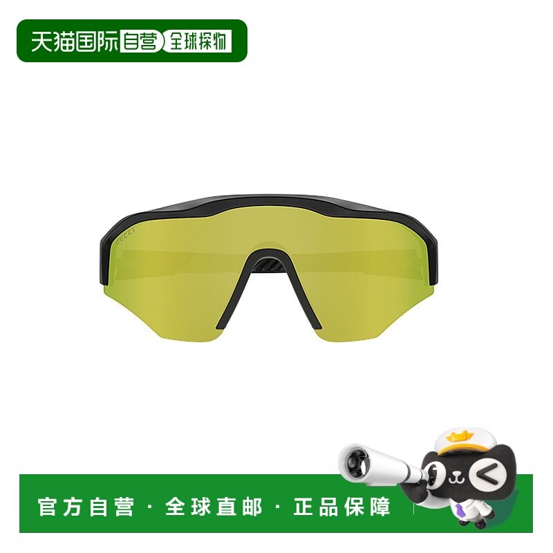 香港直邮GUCCI 男士太阳镜 GG2017S001 AW2025 黑色 几何框太阳镜