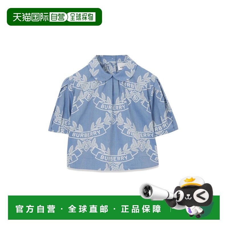 1h可退 香港直邮Burberry 巴宝莉 女童 ada 蓬松袖子Polo衫童装 8,童装/婴儿装/亲子装,儿童POLO衫,淘宝优惠券,粉丝福利购,淘宝优惠卷