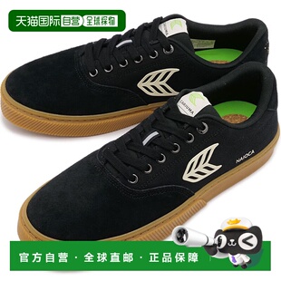 日本直邮CARIUMA NAIOCA PRO 男士滑板鞋生胶底-黑色/象牙色 [511