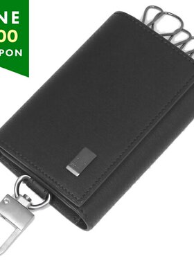 日本直邮Dunhill 钥匙包边车枪色黑色男士 DUNHILL 19F2F50SG00