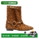 豹纹短筒靴 香港直邮Isabel Marant BO0128FBC3A10S短靴中筒靴