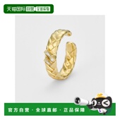 agete阿卡朵 18k金 钻石耳夹 日本直邮日潮 单耳用 精致独特