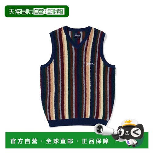 韩国直邮THISISNEVERTHAT 公用棉马甲TN251KKNPK03NAV Striped Kn