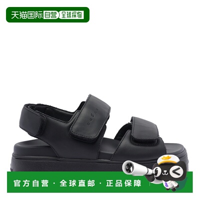 香港直邮HOGAN 女士凉鞋 HXW6800FR700ZLB999 SS2025 黑色