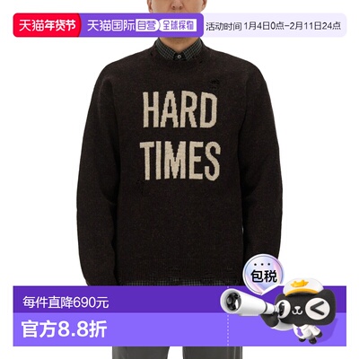 1h可退 香港直邮Moschino 莫斯奇诺 男士 SHETLAND 羊毛套头衫针