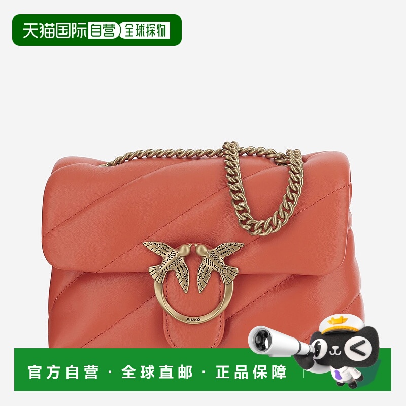 1h可退 香港直邮PINKO 女士斜挎包 100039A0F2B00Q SS2025 红色
