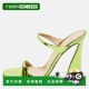 Rossi Aura Metallic 自营Gianvito Green Leather Sandals gre