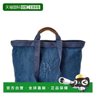 Denim Suede 自营Palm blue Monogram Tote 美国奥莱 Angels