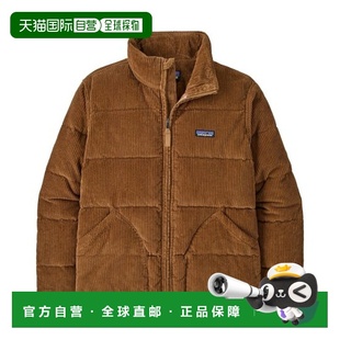 自营欧洲直邮PATAGONIA CORD FJORD女士棕褐色棉质拉链羽绒服