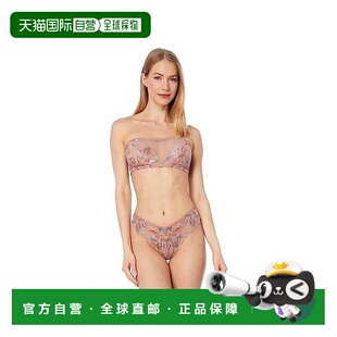 自营 Cosabella Paradiso Bandeau女用贴身内衣裤女式P粉红色透明