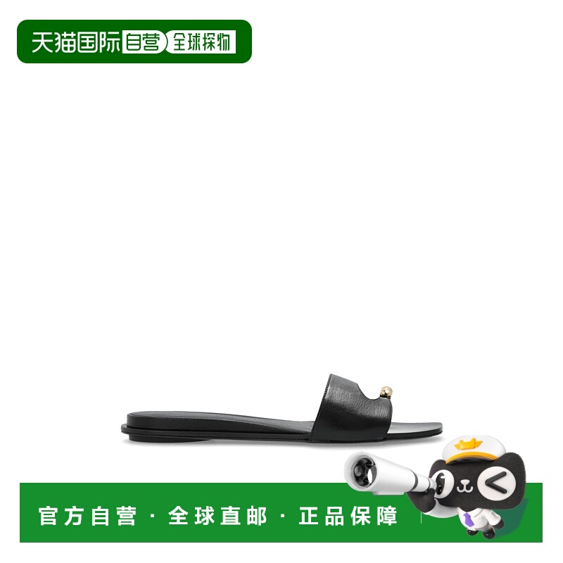 1h可退 香港直邮TORY BURCH 女士拖鞋 1658260006 AW2025 黑色 Le