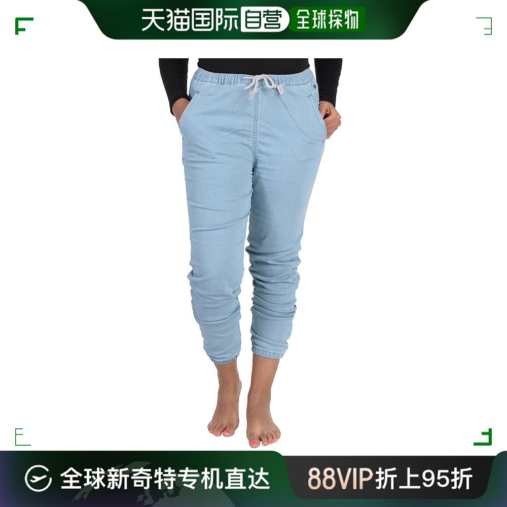 自营｜adidas阿迪达斯Womens Selena Gomez女士运动长裤牛仔裤 运动服/休闲服装 运动长裤 原图主图