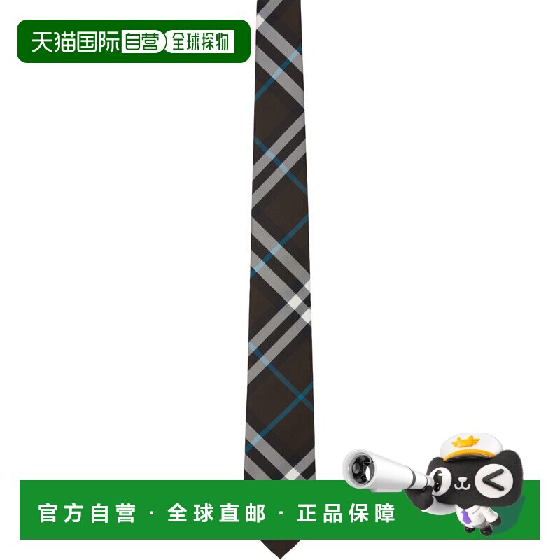 香港直邮Burberry 巴宝莉 男士 多色 Check Silk 领带 8092951S