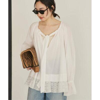 日本直邮plage COTTON KHADI 女衬衫上衣