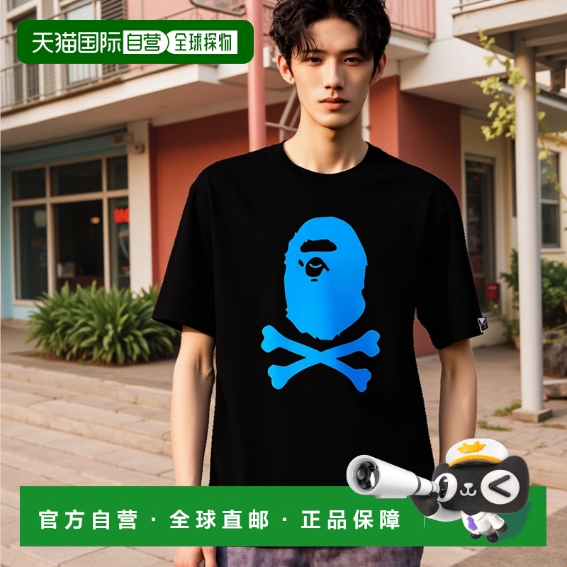 日本直邮【日本直邮】A BATHING APE猿人头男女同款T恤4K70-110-0