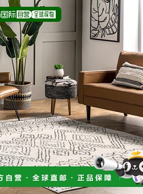 自营nuLOOM Olivia Transitional 摩洛哥地毯 - 米色 美国奥莱直