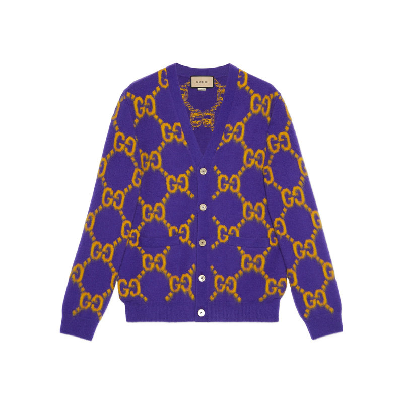 Gucci 长袖针织开衫 764738XKDPB