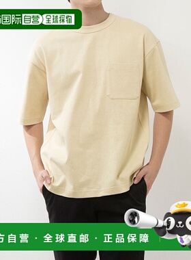 日本直邮TIGORA 男士重磅宽松半袖T恤 [TI1866EM18222]