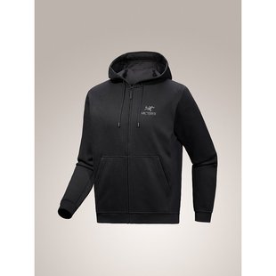 拉链徽标连帽修身 Fleece男款 卫衣 加拿大直邮始祖鸟Emblem 1h可退