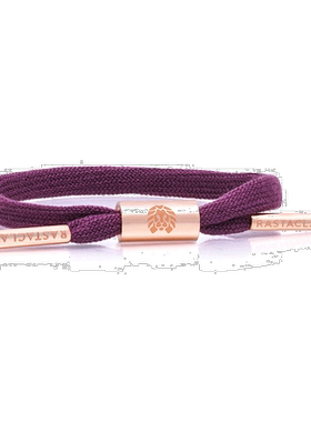 自营Rastaclat 原创手工组装 Erica 单蕾丝女式可调节手链 - 紫色