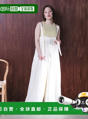 1h可退 日本直邮KBF 女士宽松吊带连身裤 KB4526V290休闲显瘦外穿