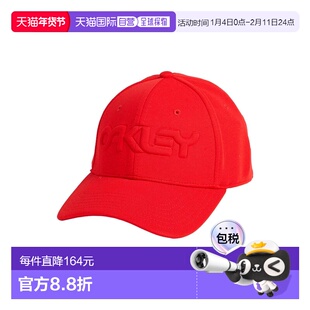 1h可退 香港直邮Oakley 欧克利 男士 帽子 red红色 舒适时尚