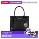香港直邮MICHAEL KORS 女士黑色荔枝纹牛皮革MERCER中号单肩斜挎