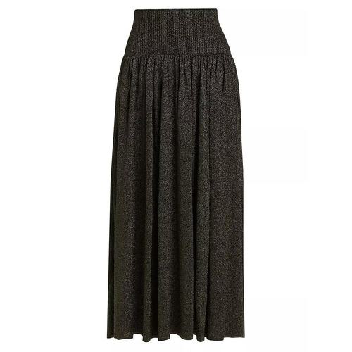 美国直邮zimmermann女士半身裙长款针织荷叶边褶皱休闲百搭女装