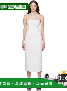 1h可退 香港直邮潮奢 Staud 女士 白色 Daniela 连衣裙 1417927WH