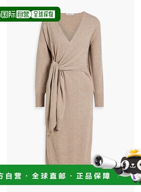 1h可退 香港直邮潮奢 Simkhai 女士 Skyla 裹式针织中长连衣裙 SI