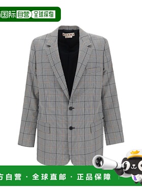 香港直邮MARNI 男士夹克 GUMU0117SYUTWA18CHB99 SS2024 灰色