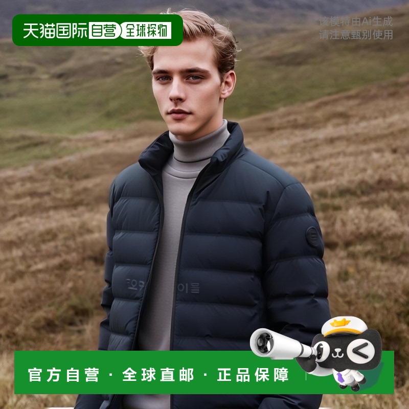 韩国直邮woolrich羽绒服男款海军蓝色保暖舒适时尚潮流耐磨百搭