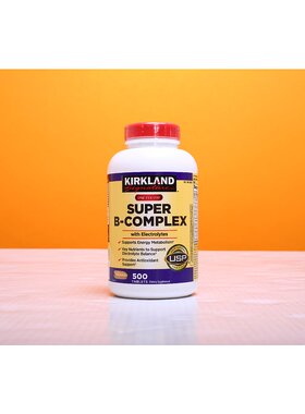 美国直邮Kirkland/柯克兰 Super B-Complex 维生素B族 VB 500粒