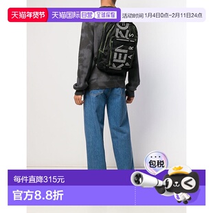 香港直邮KENZO男士双肩包F955SF213F3699 AW2023黑色网状