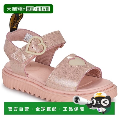 欧洲直邮Dr. martens 马丁博士 女童鞋 春夏 凉鞋 Marlowe Hearts