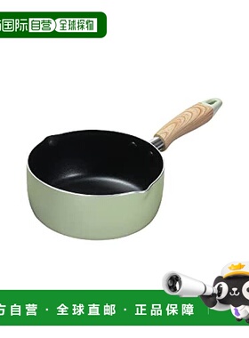 【日本直邮】Pearl Metal珍珠金属 炒锅18cm IH用 绿色HB-6665