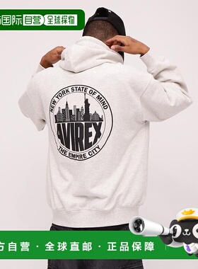 日本直邮AVIREX NEW YORK CITY ESCAPE PULLOVER HOODIE [AV1129E