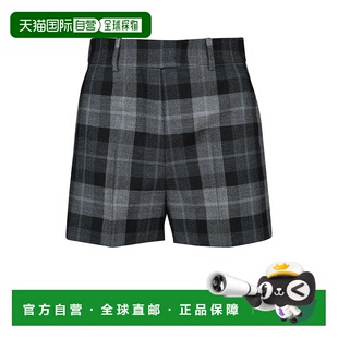 格紋短褲 香港直邮DIOR Christian 女士 511P13A1640羊毛 迪奥
