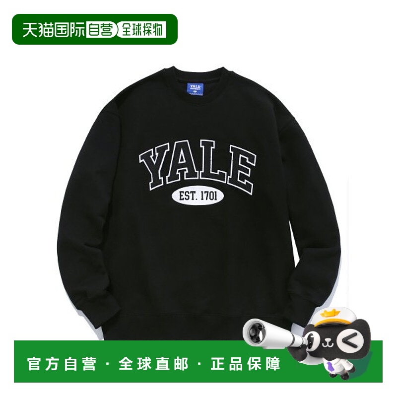 韩国直邮YALE (23FW) 2 TONE ARCH CREWNECK BLACK男针织YA8CR008