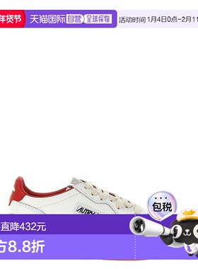 香港直邮AUTRY 女士运动鞋 AULWMK02 AW2025 红色 White leather