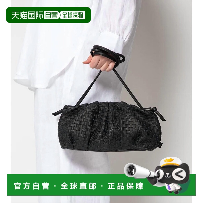 自营 cleobellaGigi编织斜挎包黑色-黑色 美国奥莱直发