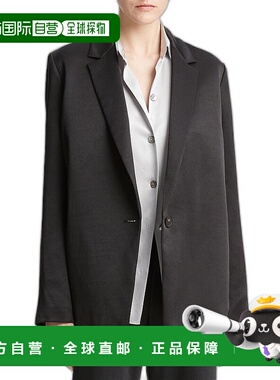 自营 Vince Fluid 缎面西装外套 - 黑色 美国奥莱直发