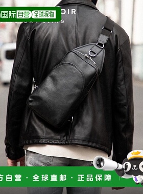 日本直邮商务包男士一肩包 GUIONNET NOIR 腰包 EVERYDAY SLING