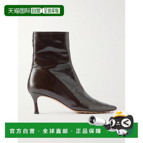 1h可退 Bottega Veneta 葆蝶家 女士 Sofia 漆皮短靴 855832V3H90