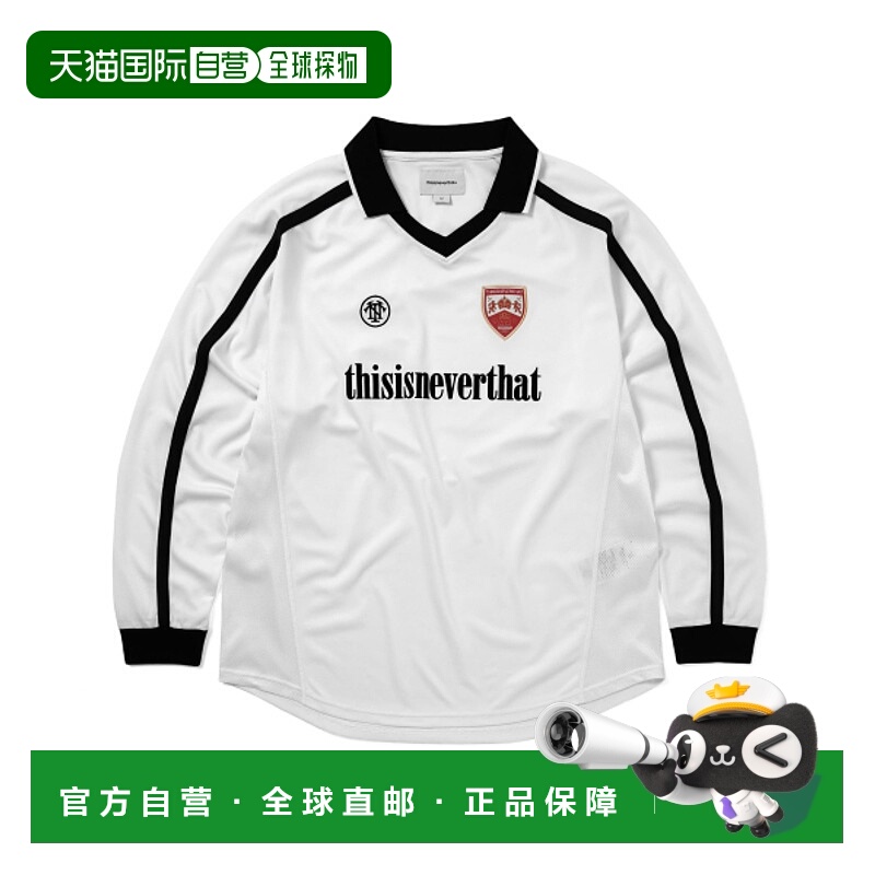 韩国直邮THISISNEVERTHAT 公用卫衣TN243TTSLT01WHT Soccer Jerse