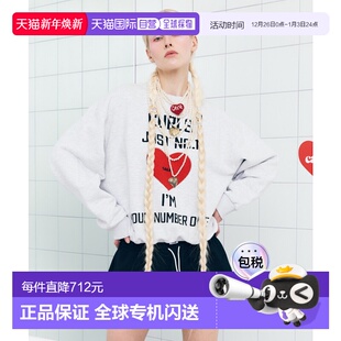 GURLS CALIE女士女士卫衣 CA25ASW001WMF JUST 绒衫 韩国直邮AS