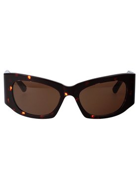 BALENCIAGA 女士眼镜 BB0327S002 SS2024 黑色 几何框太阳镜